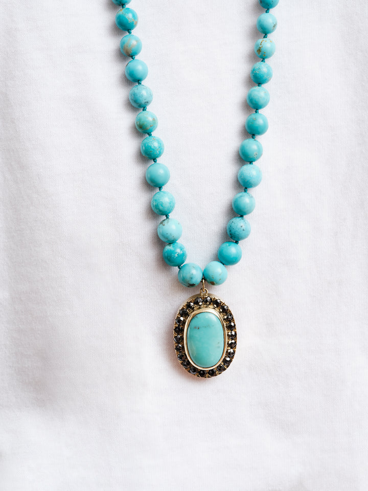 Turquoise Talisman Necklace (90cm)