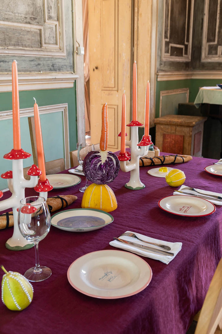 Magic Champs Red Candleholder - Laetitia Rouget - Ileana Makri
