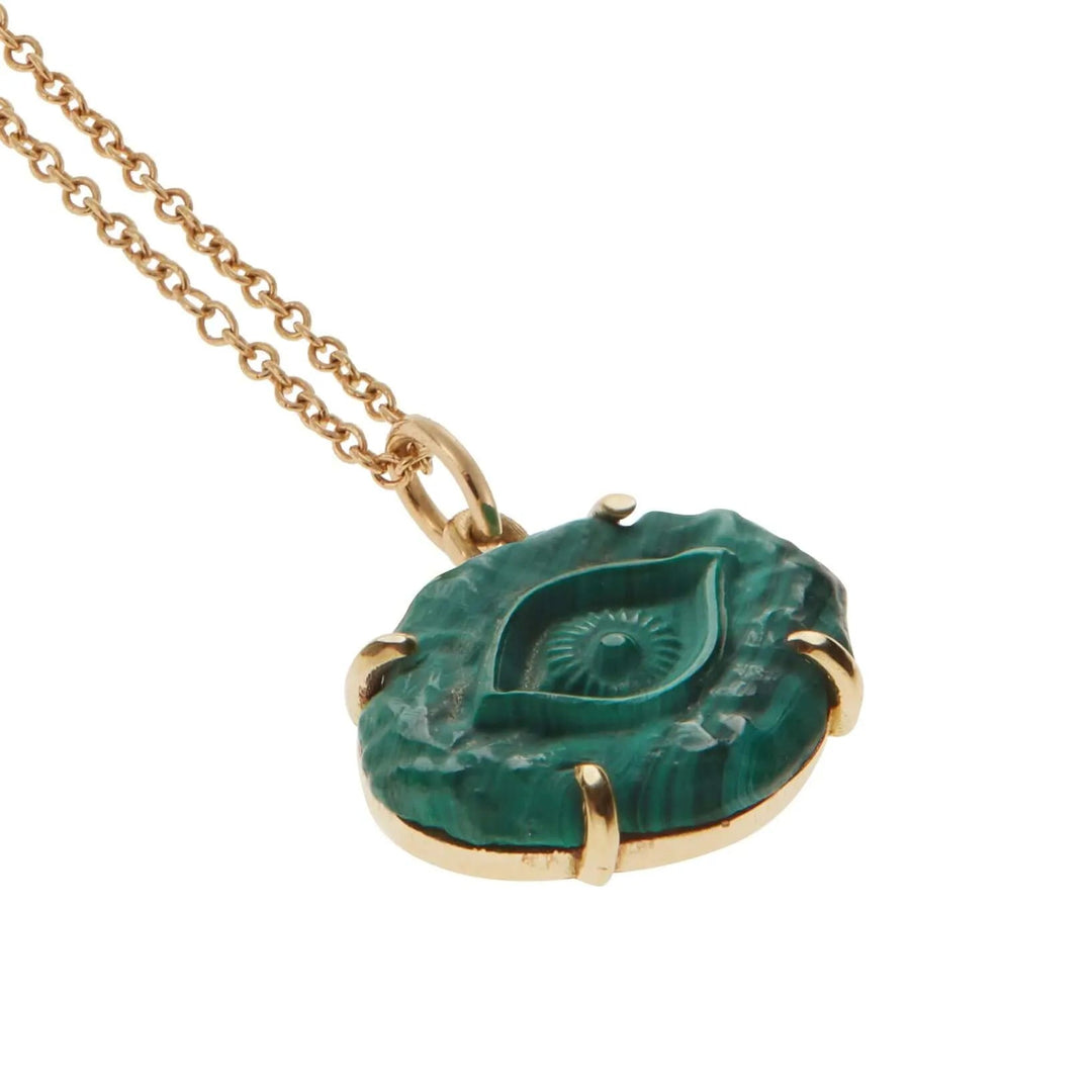 Malachite Evil Eye - Exclusive - Ileana Makri