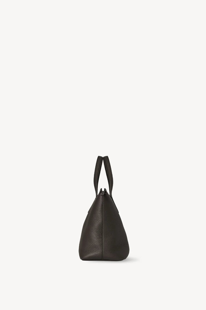 Marcel Bag in Deep Brown Leather - The Row - Ileana Makri