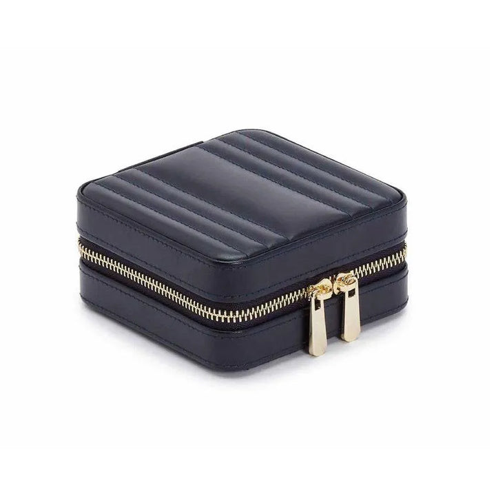 Maria Small Zip Case Navy - WOLF - Ileana Makri store