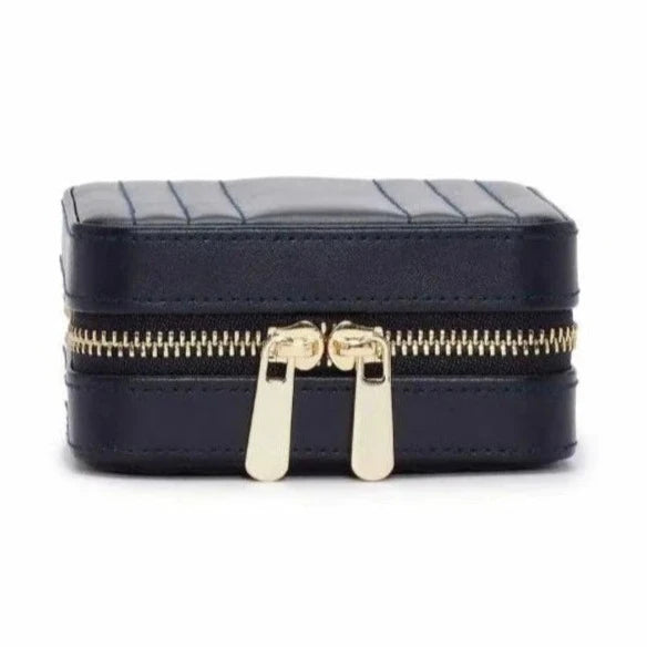 Maria Small Zip Case Navy - WOLF - Ileana Makri store