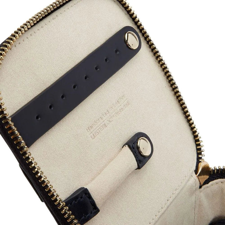 Maria Zip Jewellery Cube Navy - WOLF - Ileana Makri