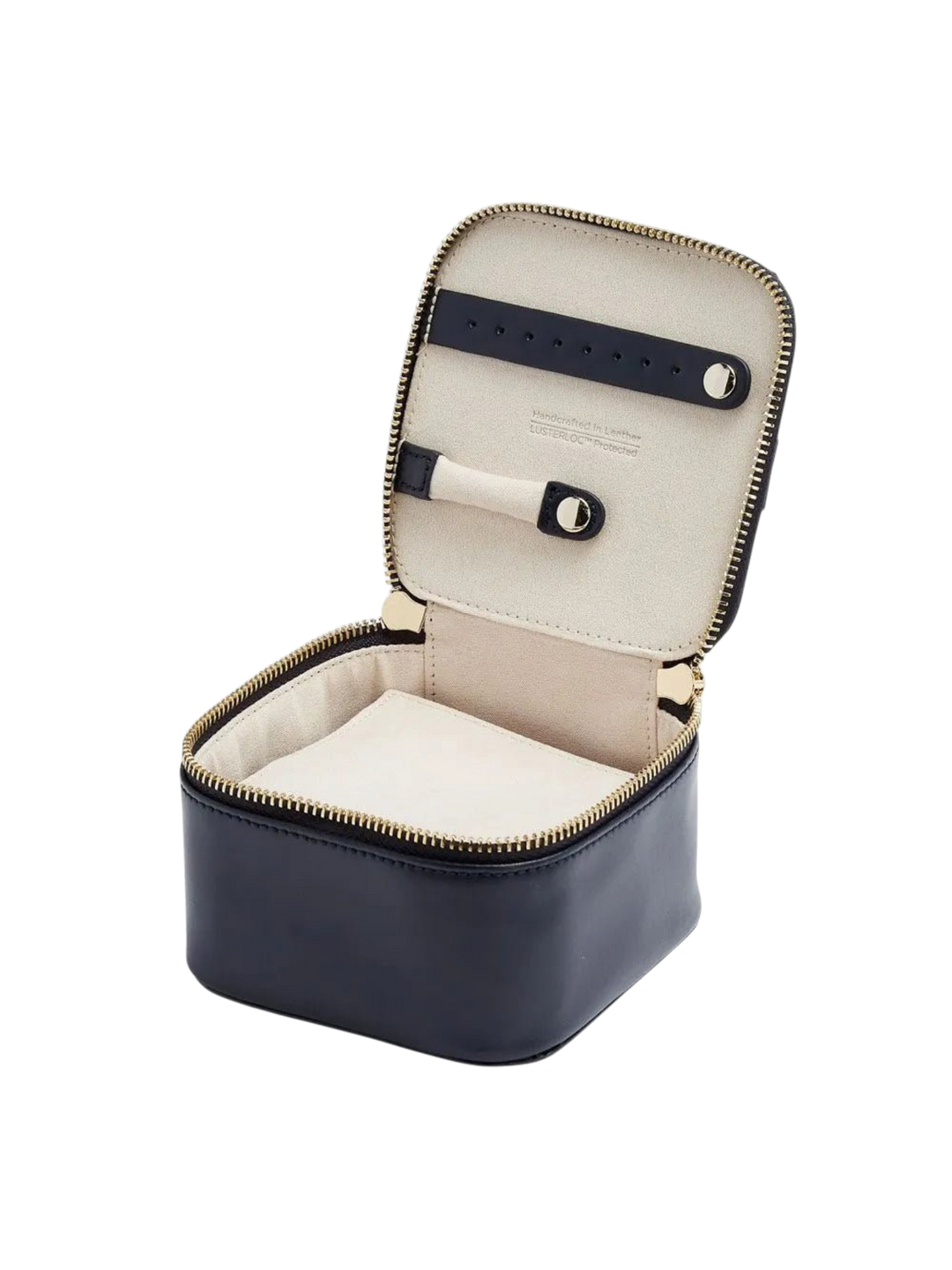 Maria Zip Jewellery Cube Navy - WOLF - Ileana Makri