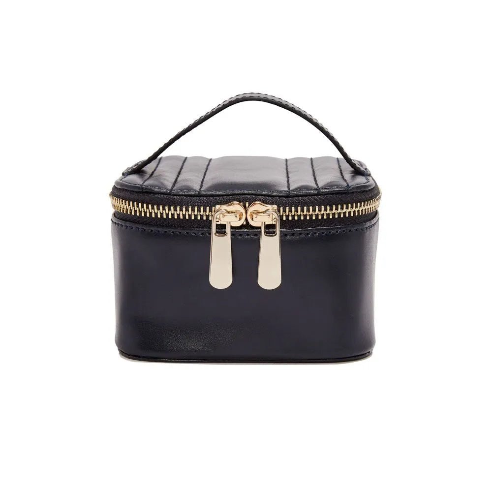Maria Zip Jewellery Cube Navy - WOLF - Ileana Makri