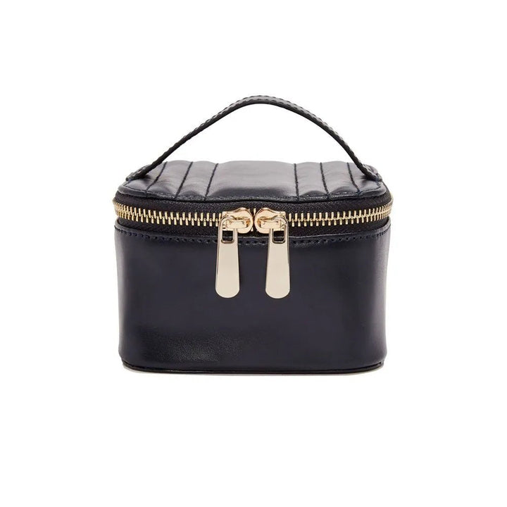 Maria Zip Jewellery Cube Navy - WOLF - Ileana Makri