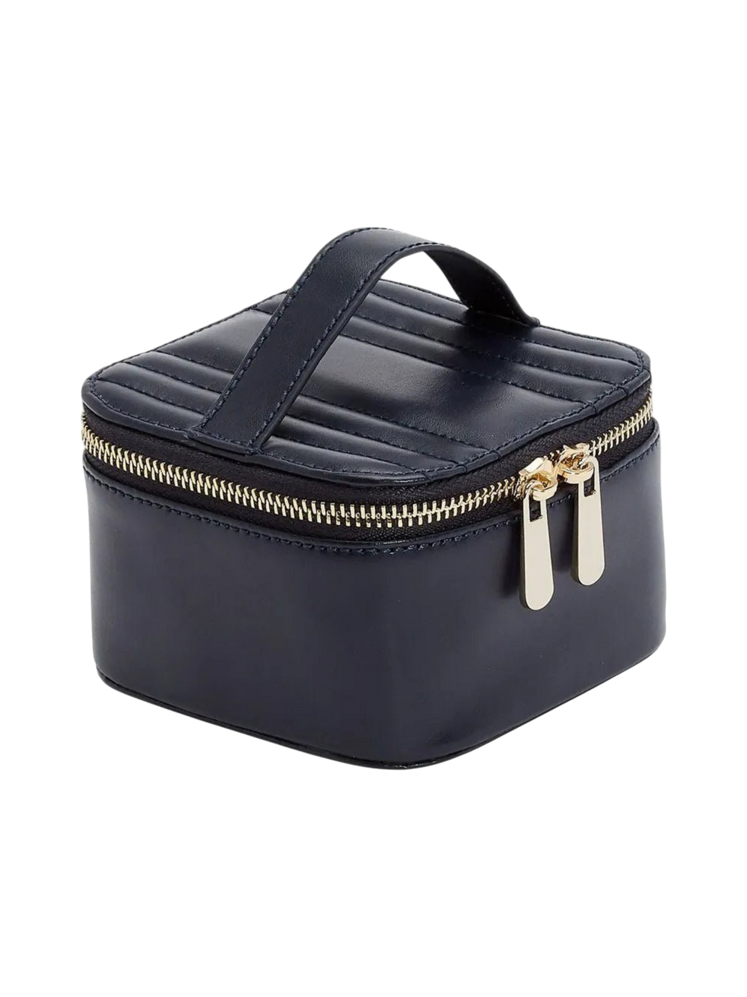 Maria Zip Jewellery Cube Navy - WOLF - Ileana Makri