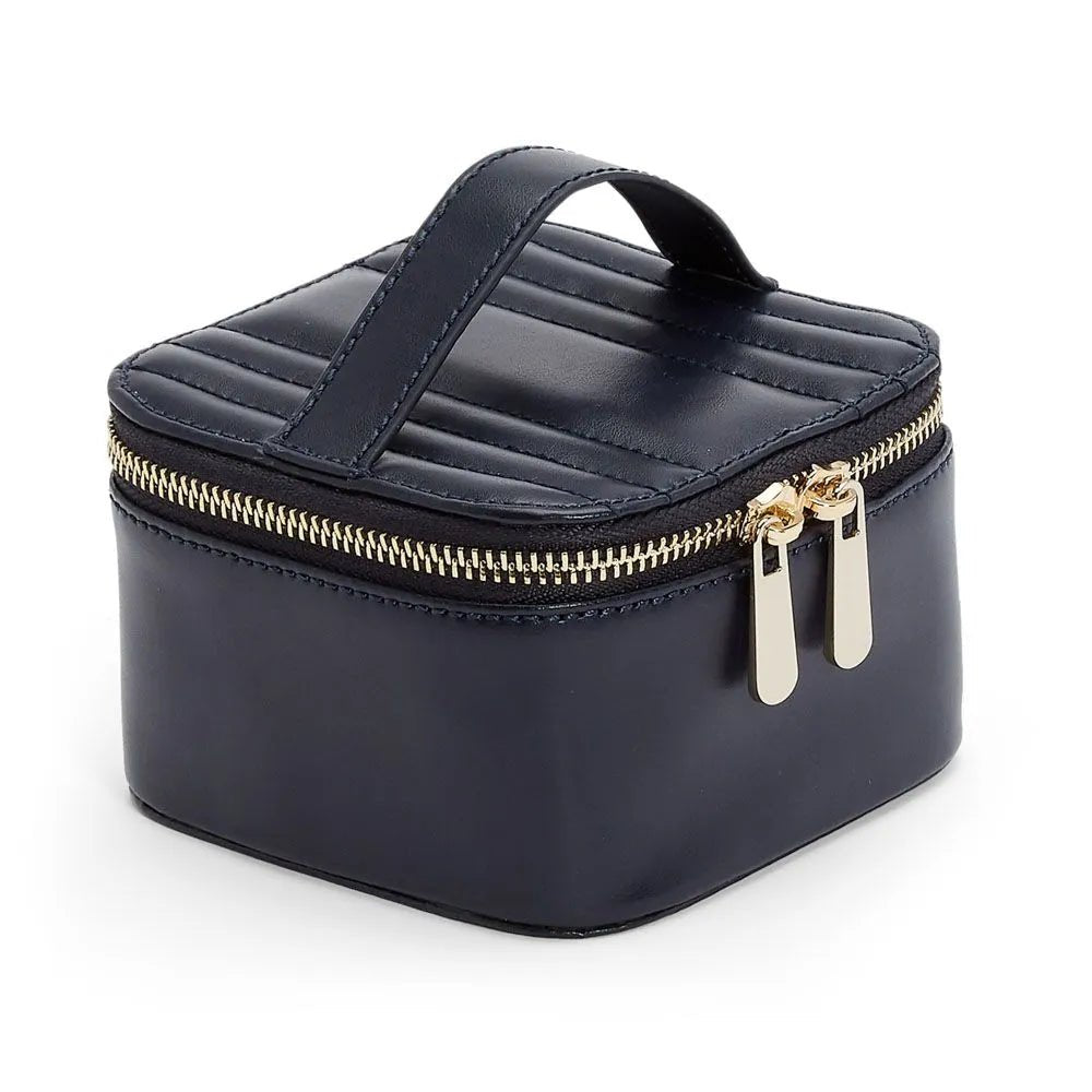 Maria Zip Jewellery Cube Navy - WOLF - Ileana Makri