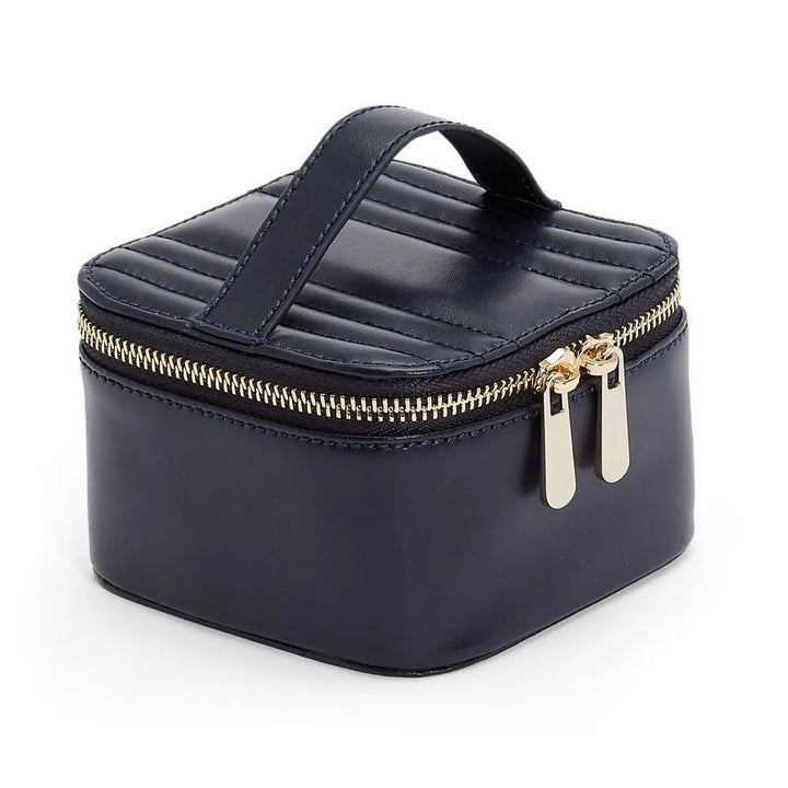 Maria Zip Jewellery Cube Navy - WOLF - Ileana Makri