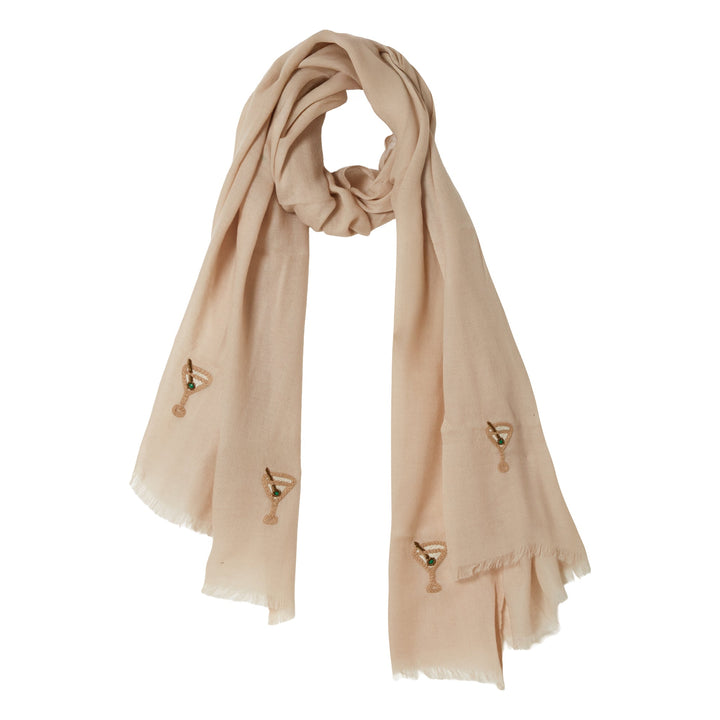 Martini Scarf Beige - CITRUS - Ileana Makri