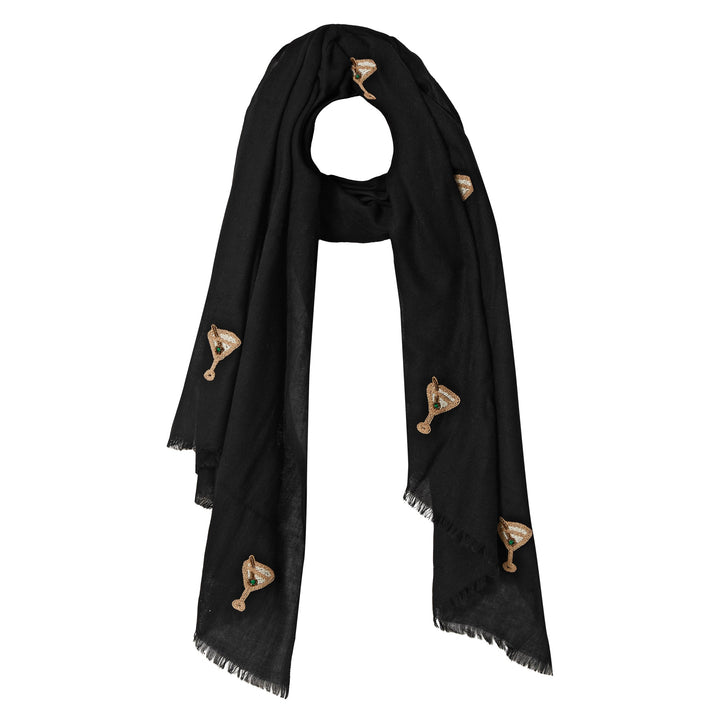 Martini Scarf Black - CITRUS - Ileana Makri
