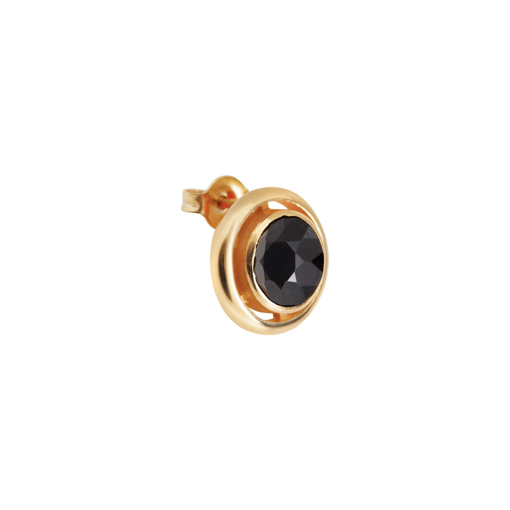 Maxi Orbit Studs Black Onyx YP - Eye M Core - Ileana Makri