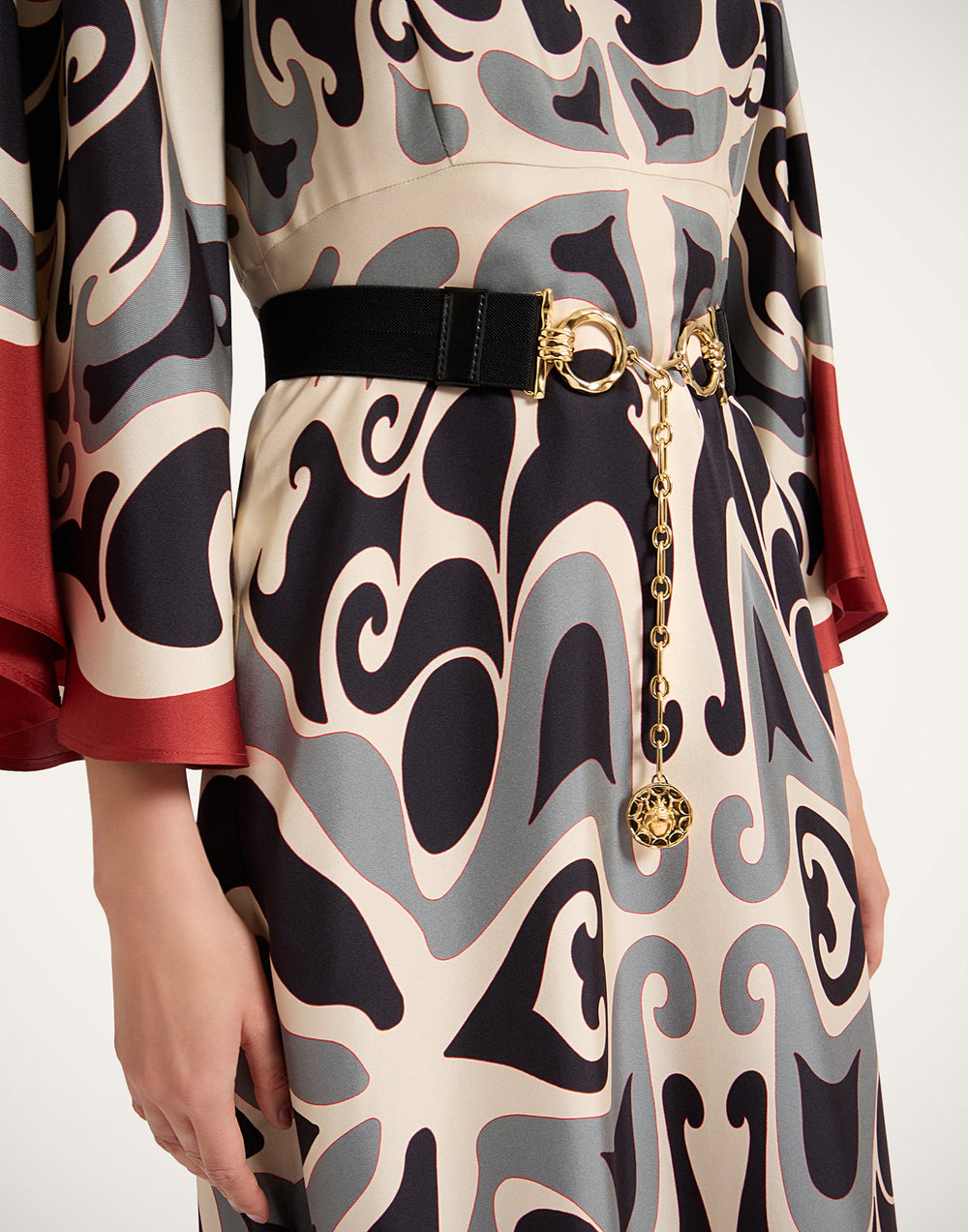 Medallion Belt Solid Black - La Double J Accessories - Ileana Makri