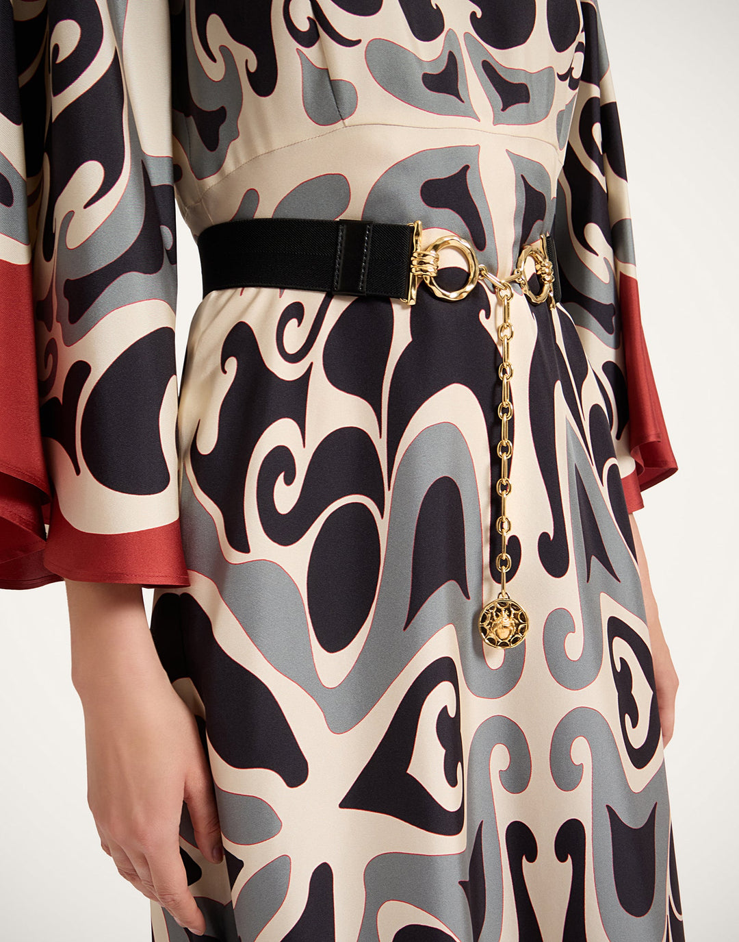 Medallion Belt Solid Black - La Double J Accessories - Ileana Makri