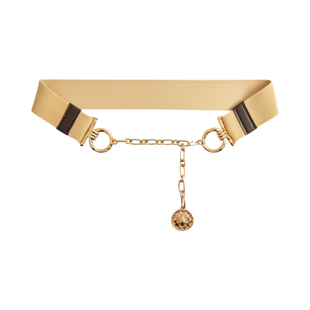 Medallion Belt Solid Ecru - La Double J Accessories - Ileana Makri