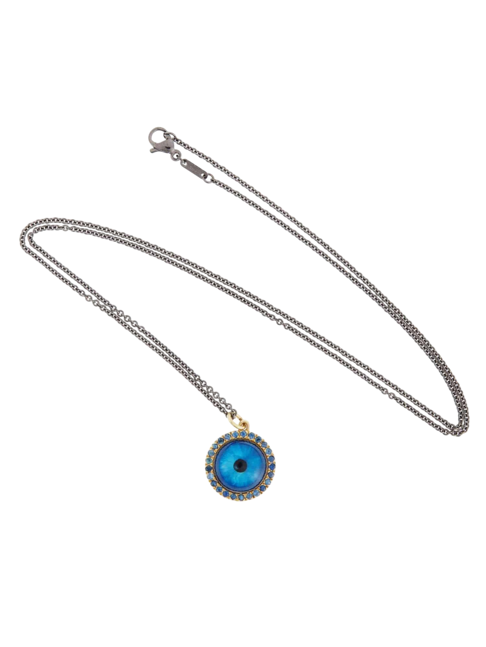 Medium Deep Blue Glass Evil Eye Y - BS - GLASS - EVIL EYE - Ileana Makri