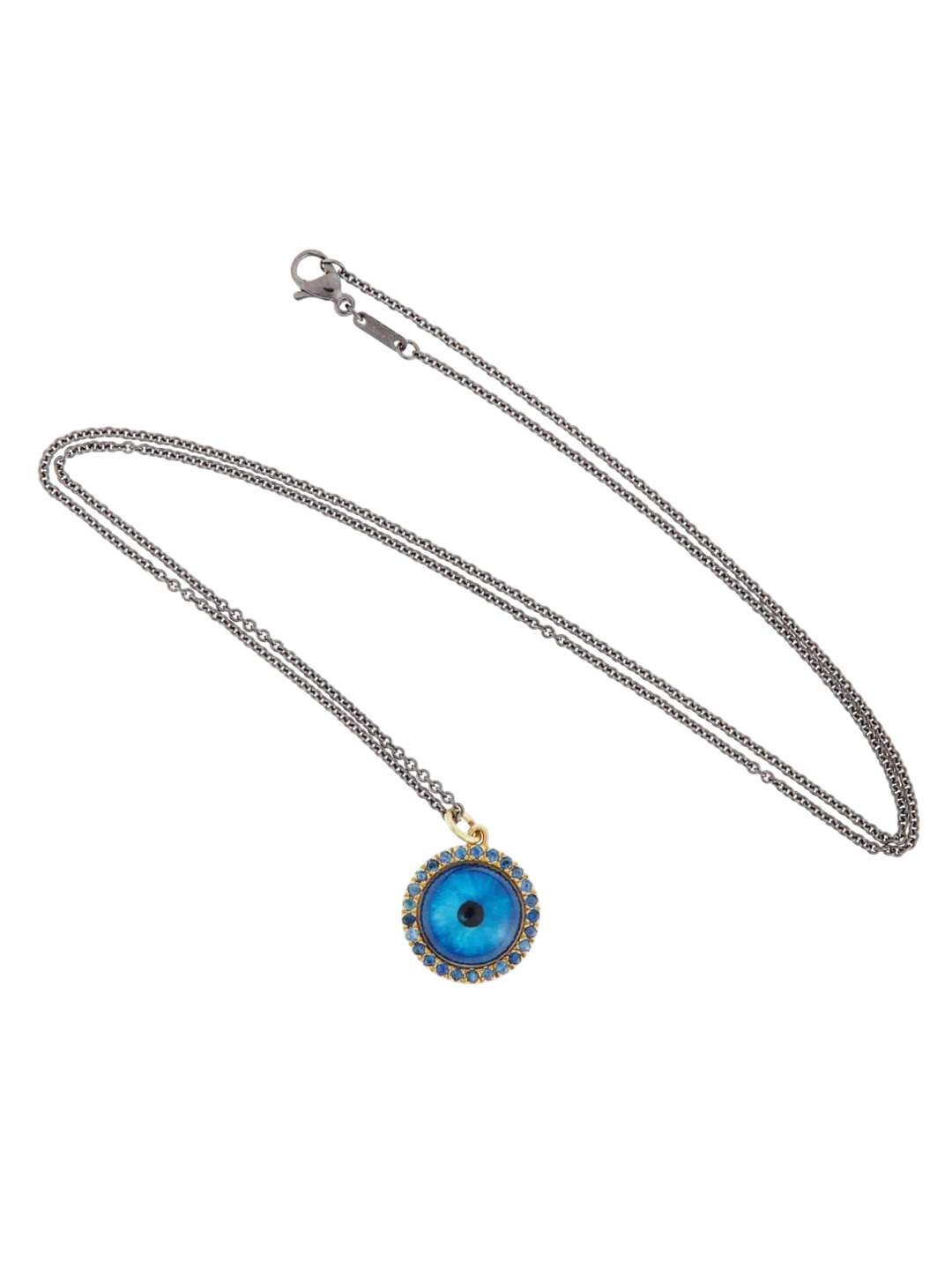 Medium Deep Blue Glass Evil Eye Y - BS - GLASS - EVIL EYE - Ileana Makri