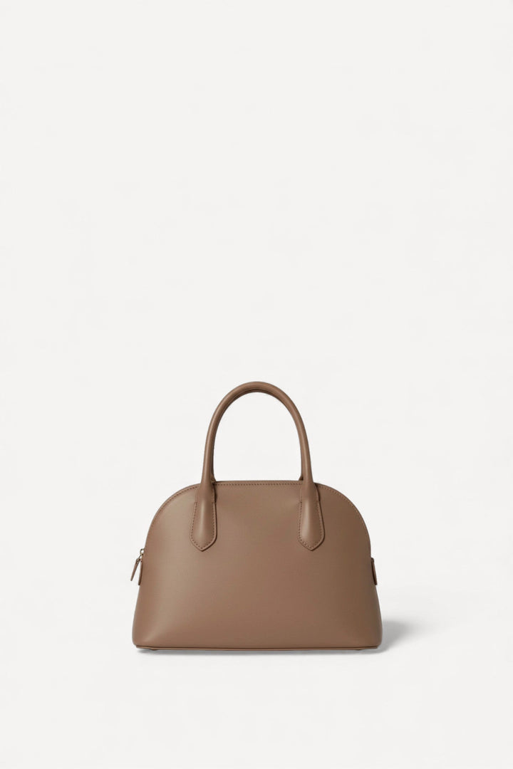 Medium Ingrid Bag in Taupe Leather - The Row - Ileana Makri