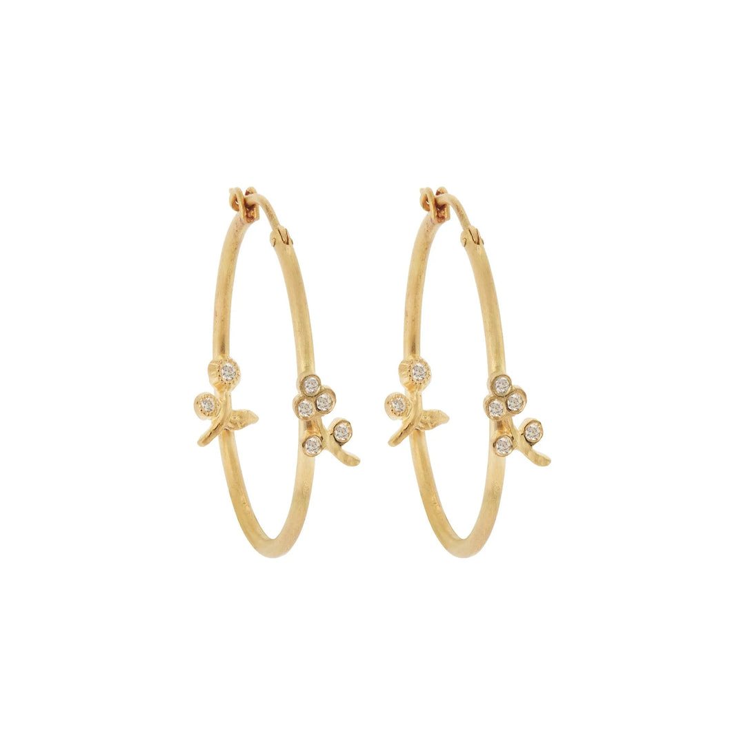 Medium Lavender Hoops Y - D - Florescence - Ileana Makri