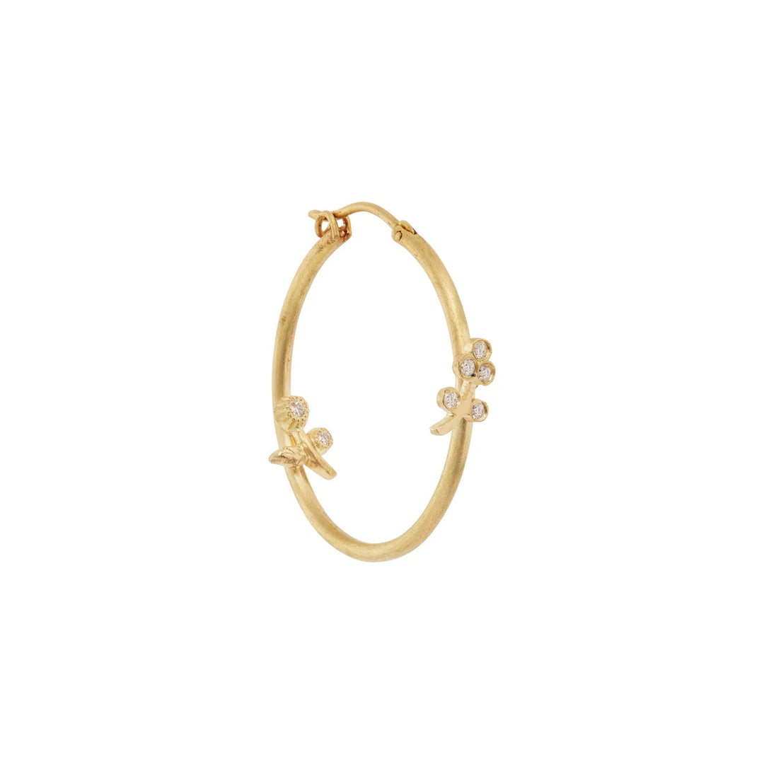 Medium Lavender Hoops Y - D - Florescence - Ileana Makri