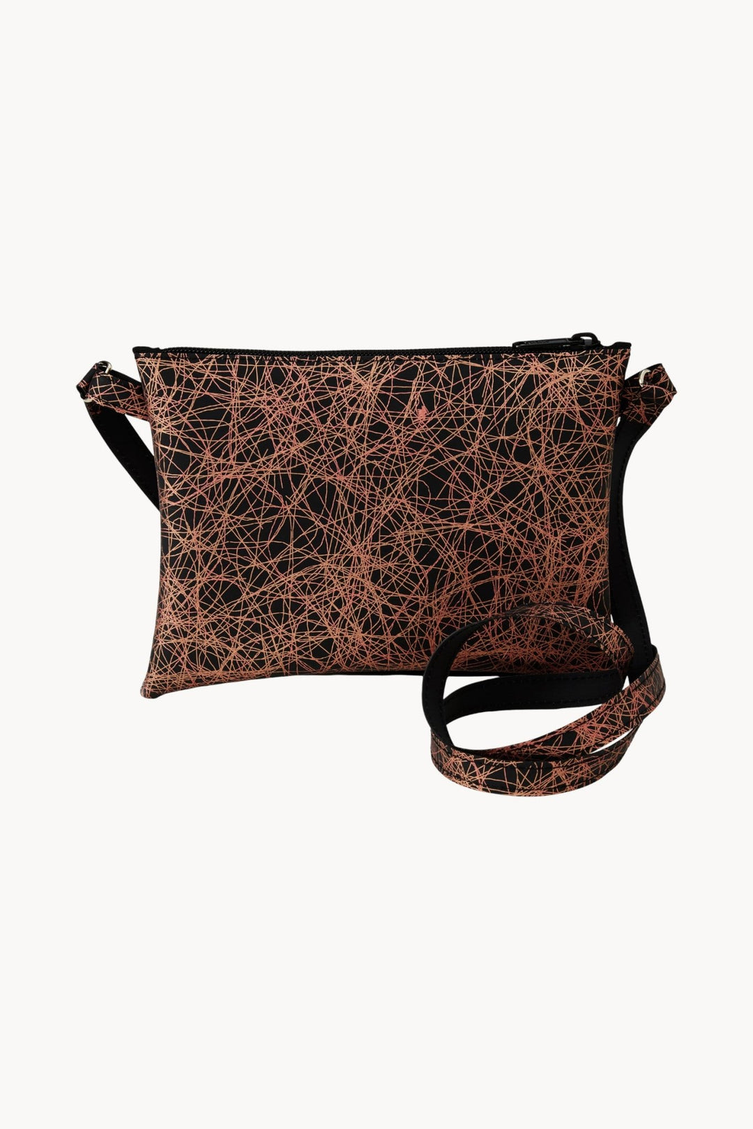 Medium Pocket Bag in Pink Metallic Threads - Luisa Cevese Riedizioni - Ileana Makri