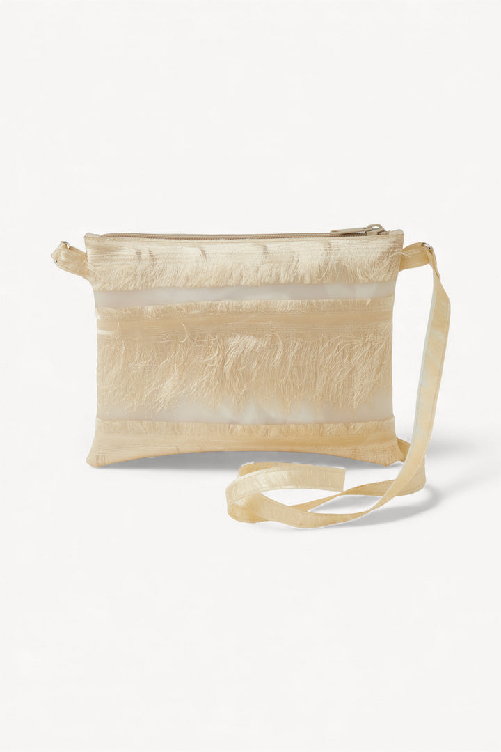 Medium Pocket Bag in Silk Fringes
