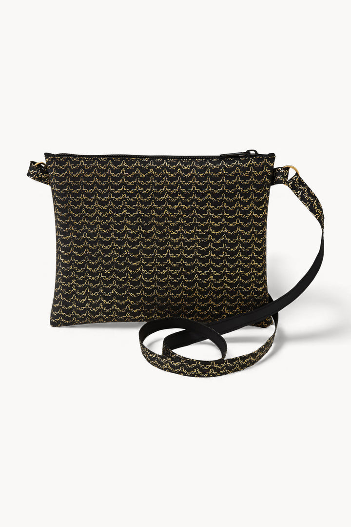Medium Pocket Bag in Gold Knit