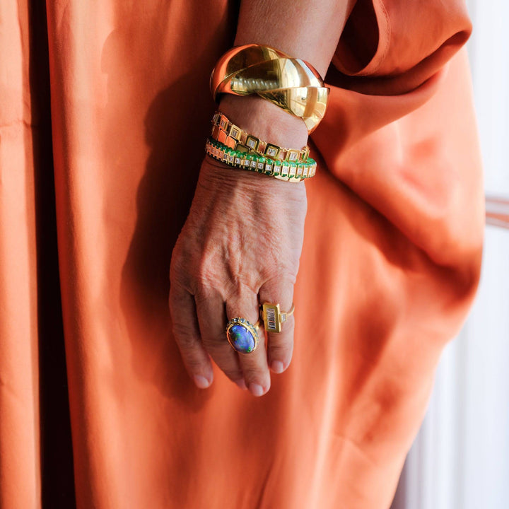 Mermaid Opal Ring - Bespoke - Ileana Makri store