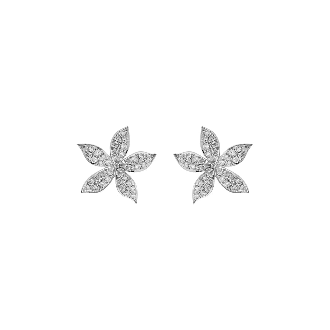 Mini Blossom Studs Pavé - Blossom - Ileana Makri