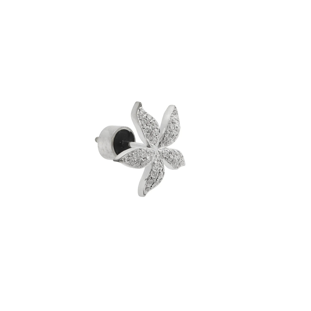 Mini Blossom Studs Pavé - Blossom - Ileana Makri