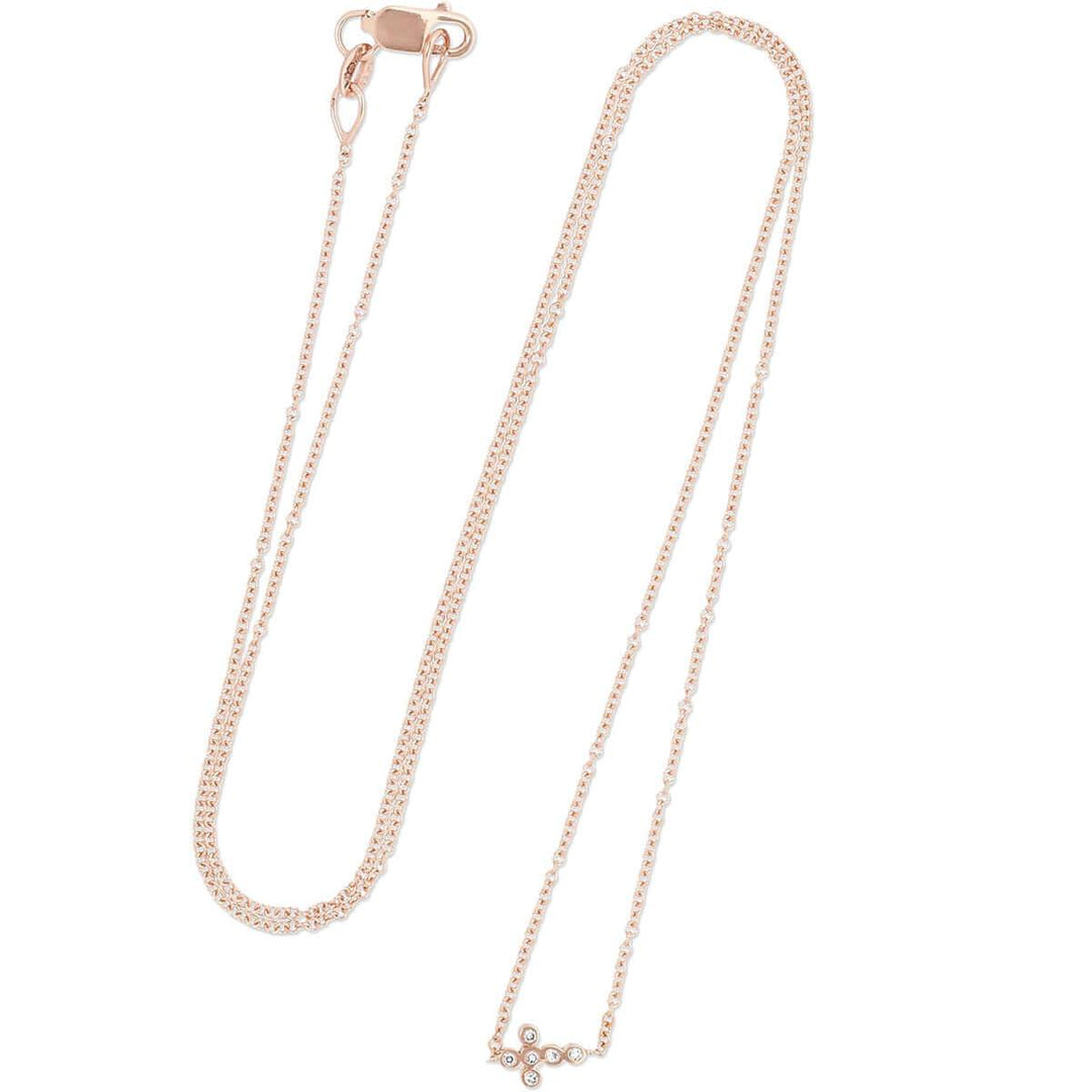 Mini Cross Necklace P-D - Classic - Ileana Makri store