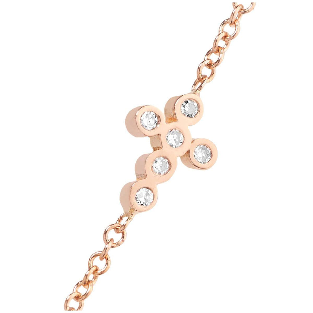 Mini Cross Necklace P - D - Classic - Ileana Makri