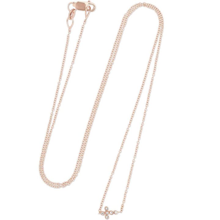 Mini Cross Necklace P - D - Classic - Ileana Makri