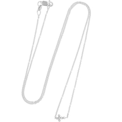 Mini Cross Necklace W-D - Classic - Ileana Makri store