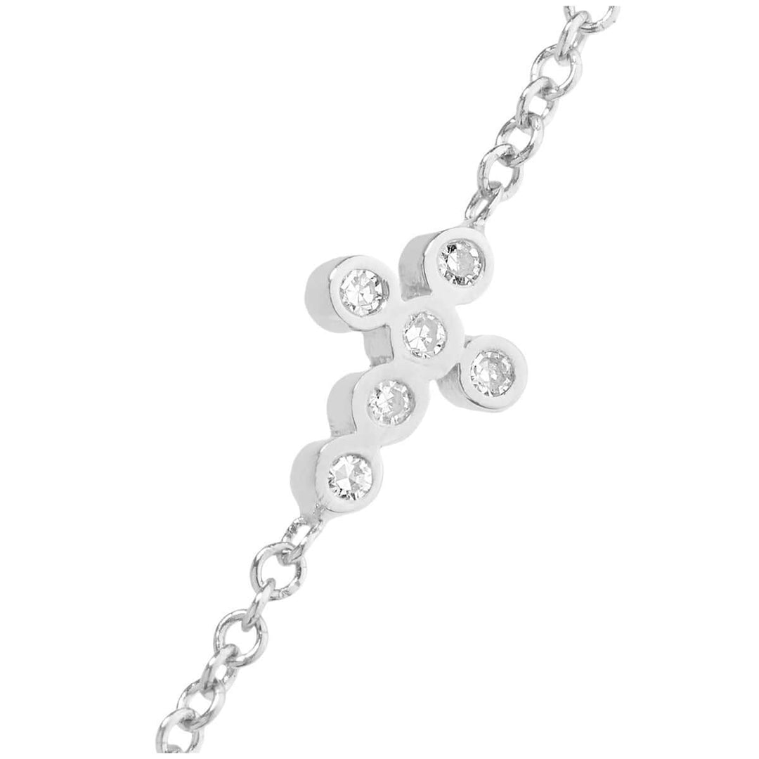 Mini Cross Necklace W - D - Classic - Ileana Makri