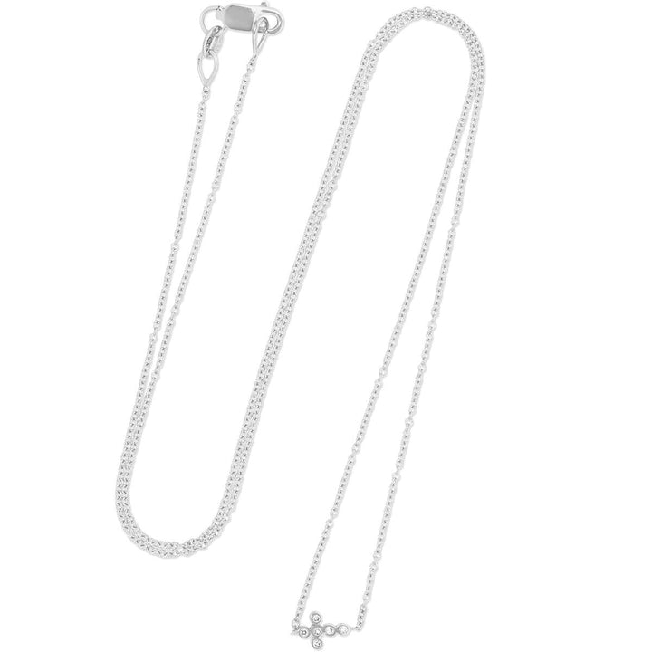 Mini Cross Necklace W - D - Classic - Ileana Makri