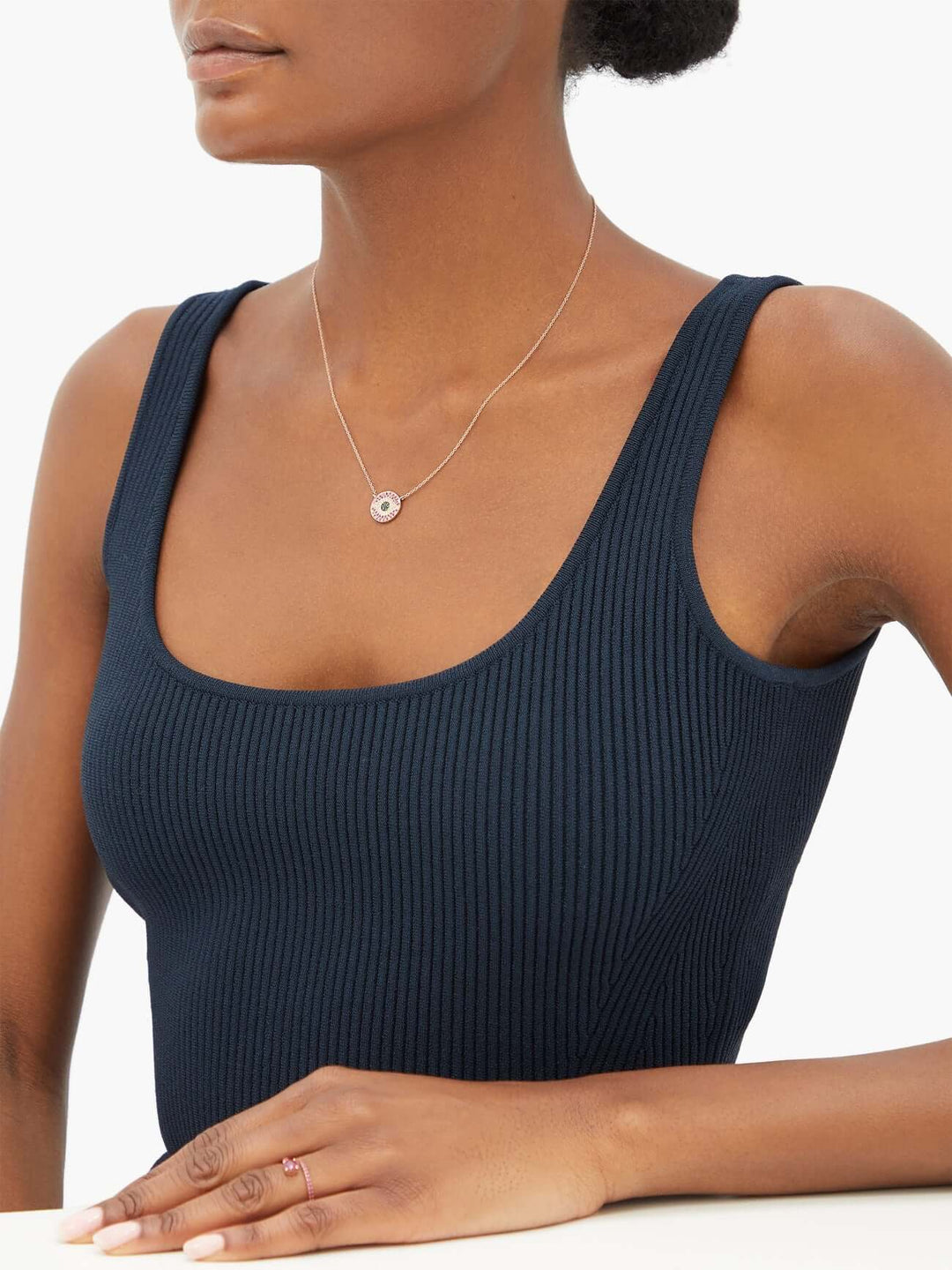 Mini Dawn Blue Necklace W - EVIL EYE - Ileana Makri