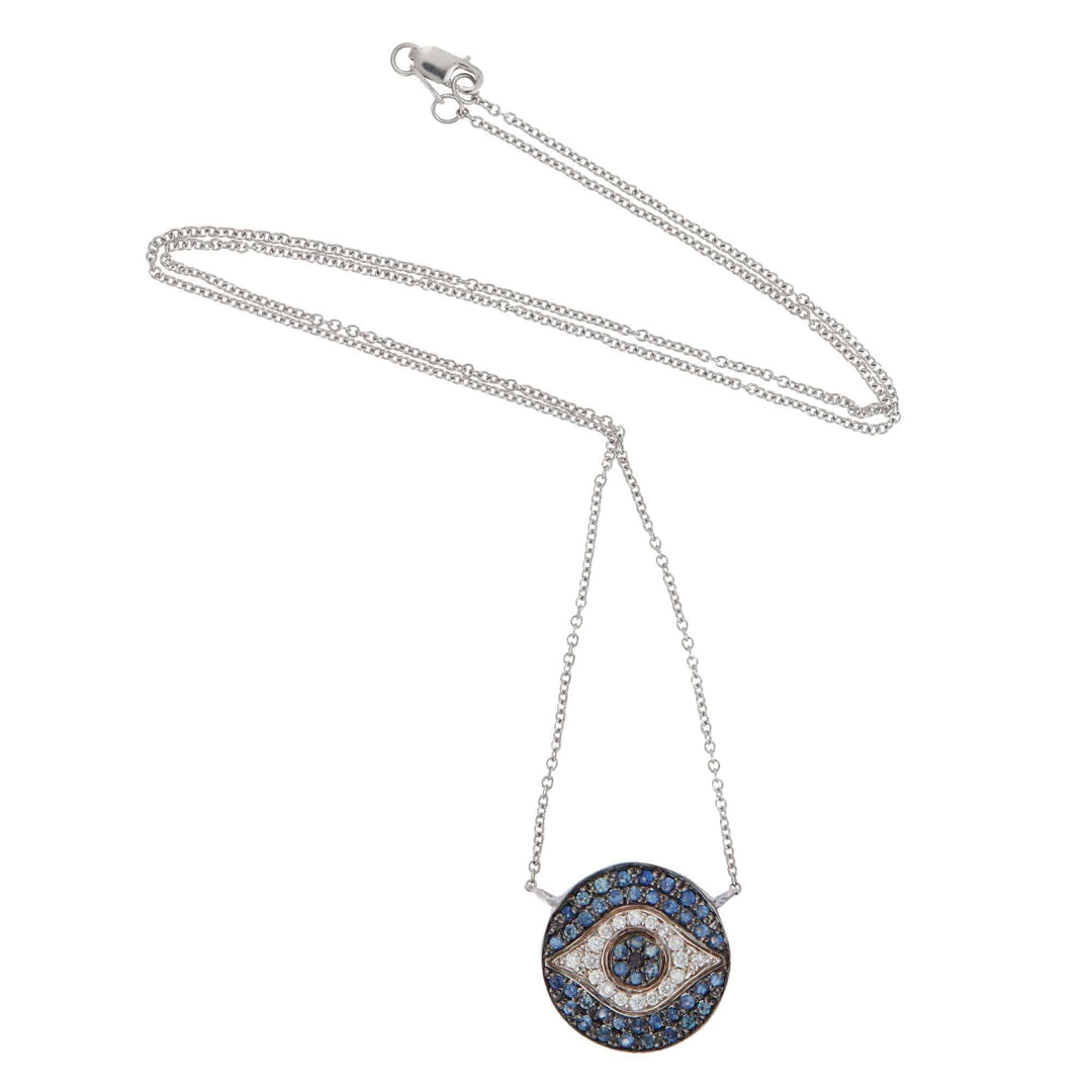 Mini Dawn Blue Necklace W - EVIL EYE - Ileana Makri