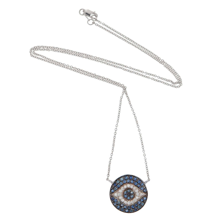 Mini Dawn Blue Necklace W - EVIL EYE - Ileana Makri
