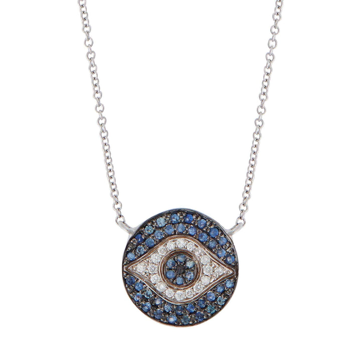 Mini Dawn Blue Necklace W - EVIL EYE - Ileana Makri