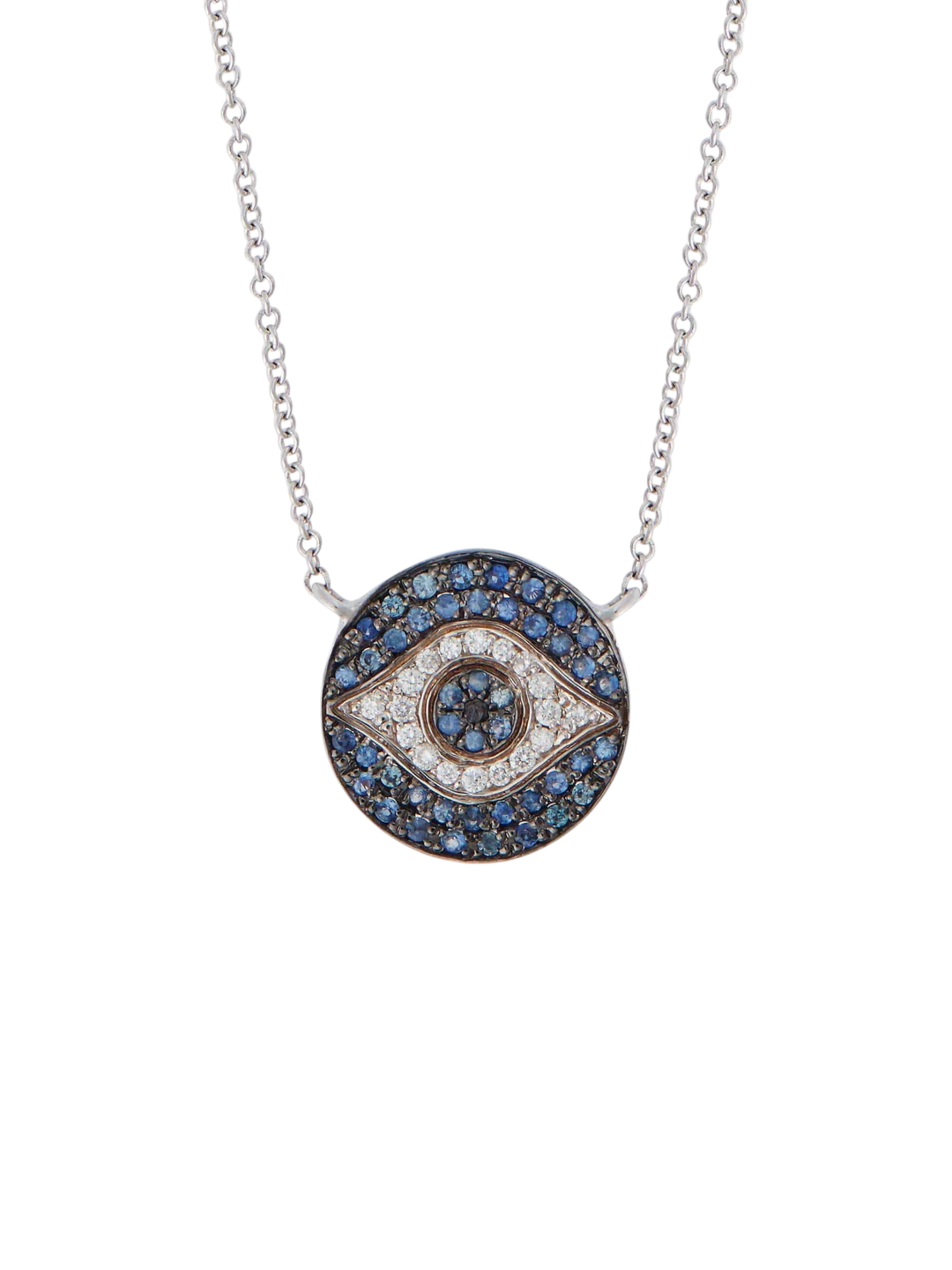 Mini Dawn Blue Necklace W - EVIL EYE - Ileana Makri