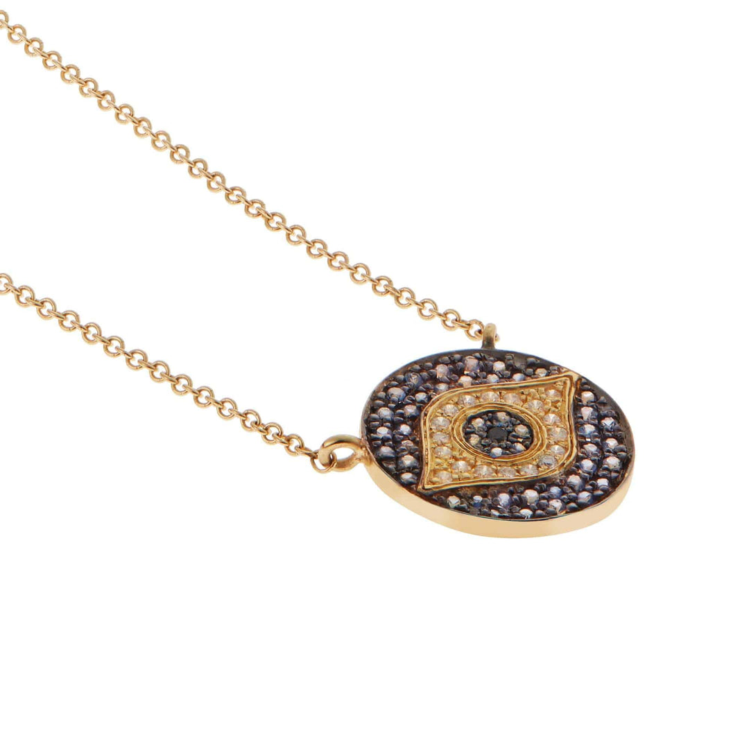 Mini Dawn Blue Necklace Y - EVIL EYE - Ileana Makri