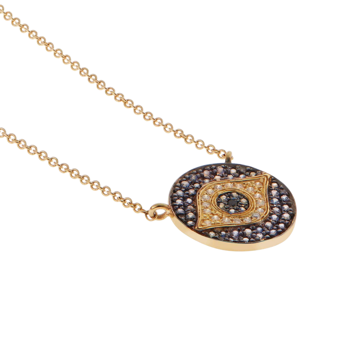 Mini Dawn Blue Necklace Y - EVIL EYE - Ileana Makri