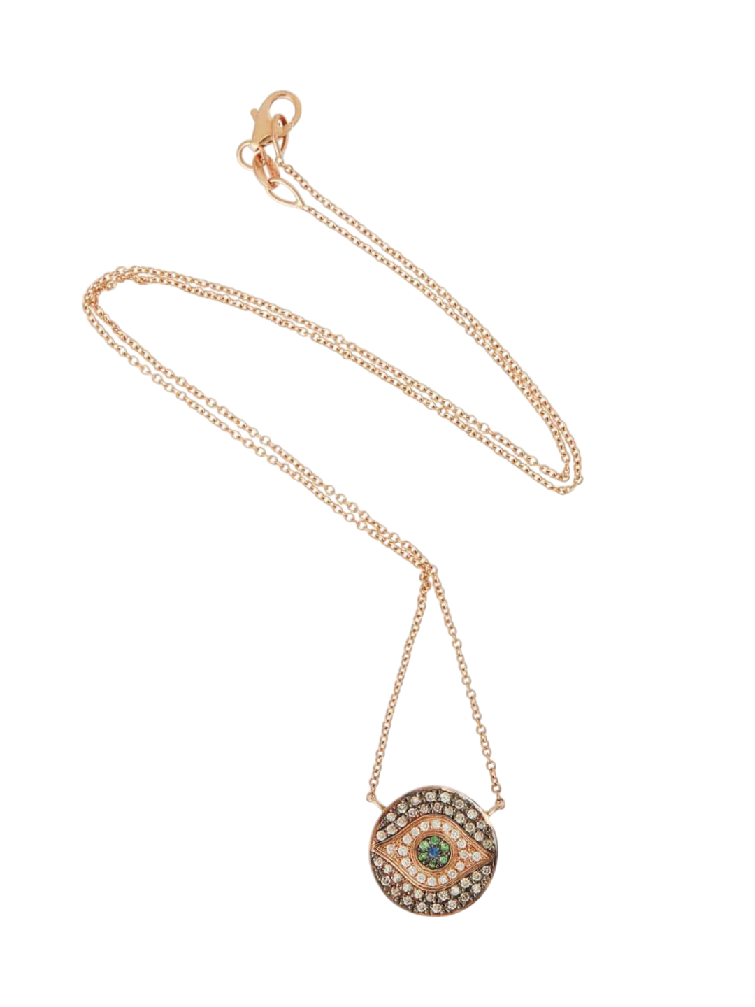 Mini Dawn Champagne Necklace - EVIL EYE - Ileana Makri