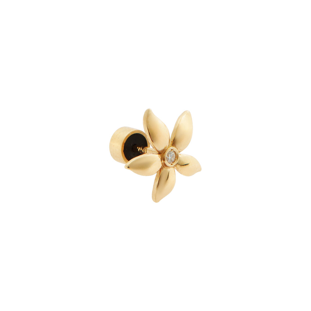 Mini Golden Blossom Studs Y - D - Blossom - Ileana Makri