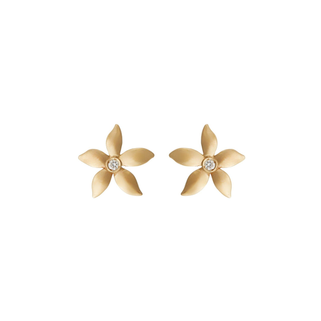 Mini Golden Blossom Studs Y - D - Blossom - Ileana Makri