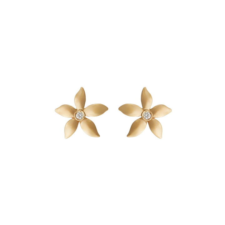 Mini Golden Blossom Studs Y - D - Blossom - Ileana Makri