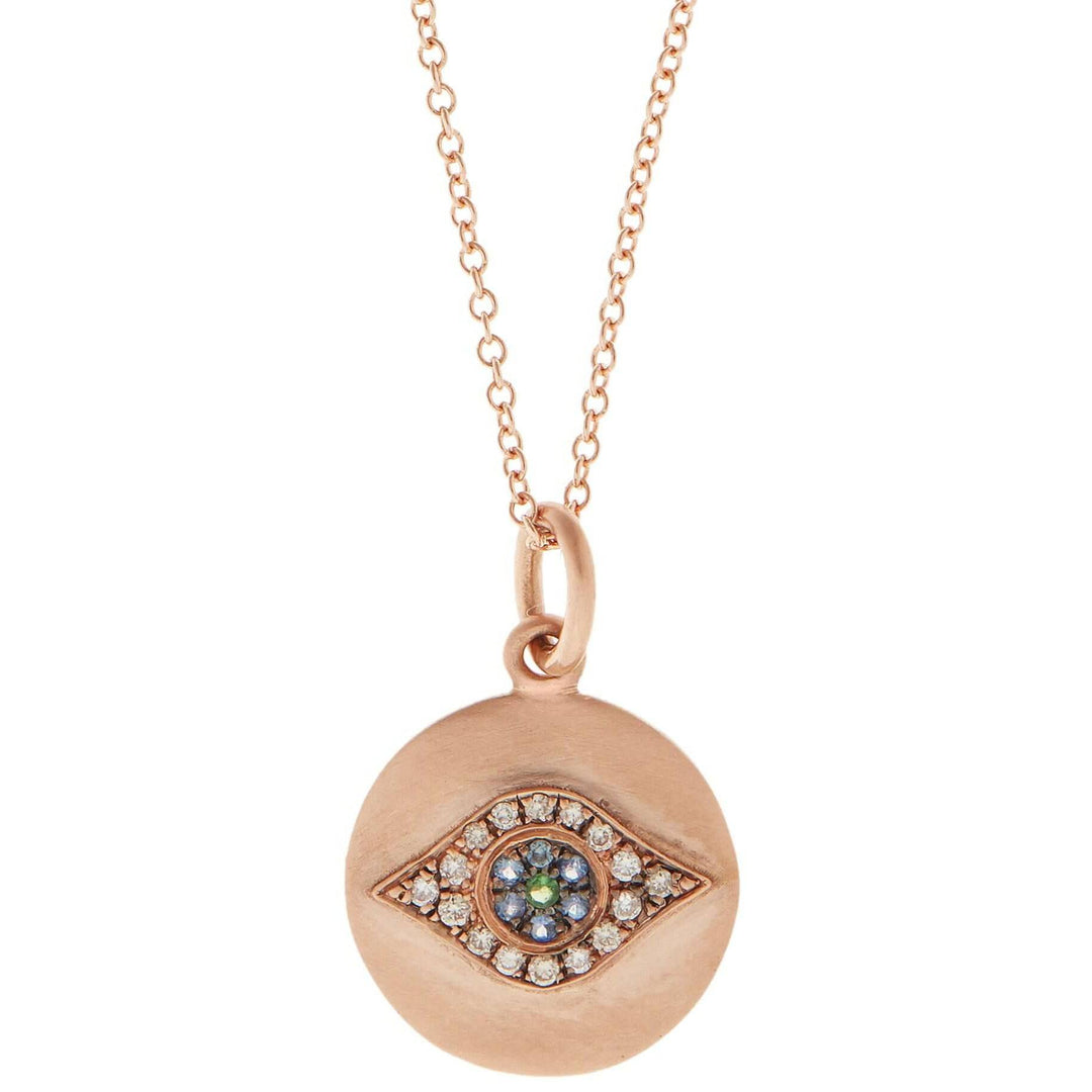 Mini Golden Eye Pendant P - EYE LOVE - Ileana Makri