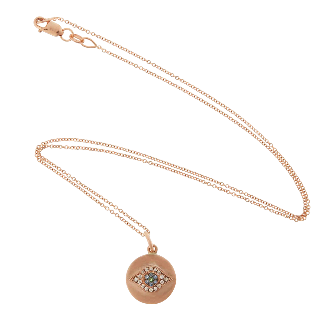 Mini Golden Eye Pendant P - EYE LOVE - Ileana Makri