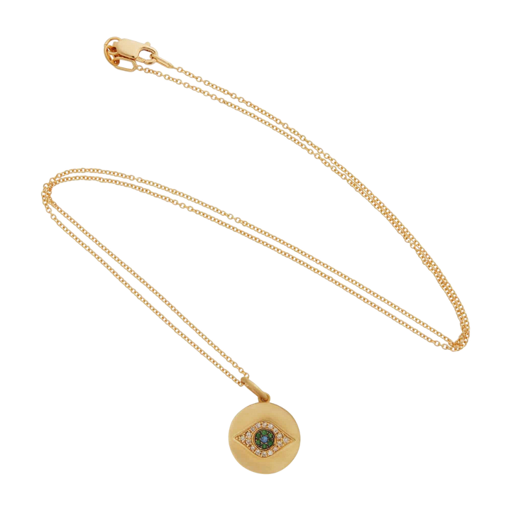 Mini Golden Eye Pendant Y - EYE LOVE - Ileana Makri